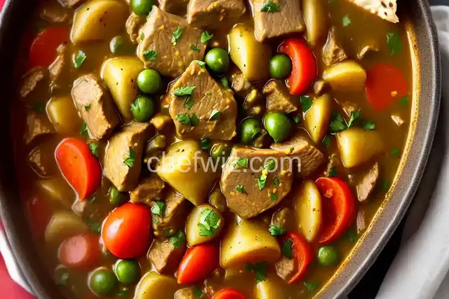 Chile Verde Stew with Pork and Tomatillos
