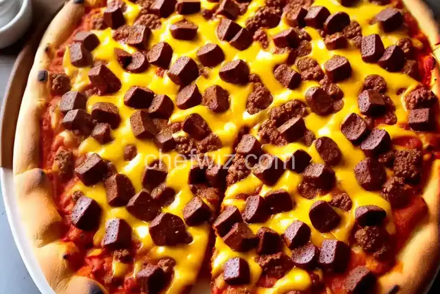 Chili Cheese Dog Pizza