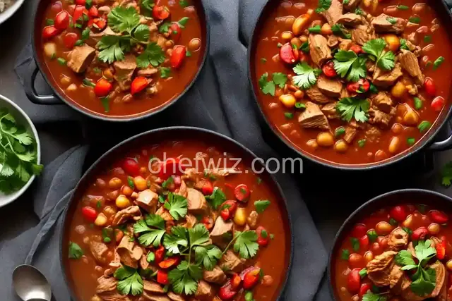 Chili-Flavored Turkey Stew With Hominy and Tomatoes