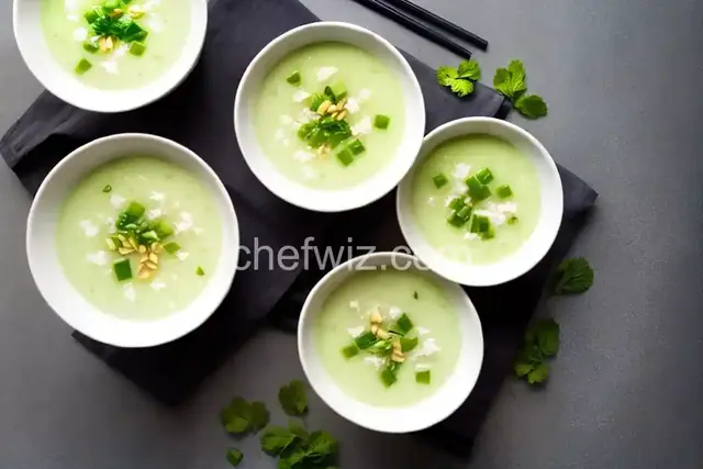 Chilled Coconut-Honeydew Soup