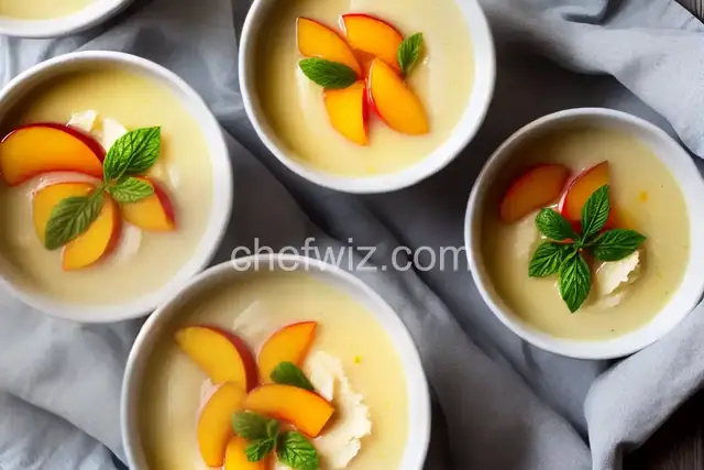 Chilled Peach Soup