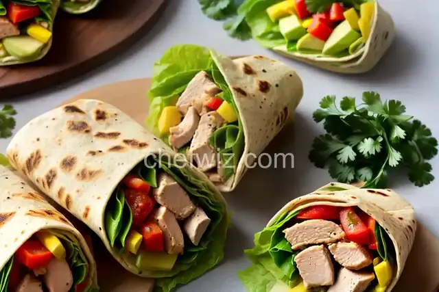 Chimichurri Chicken Wraps
