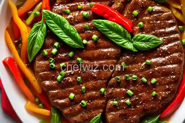 Chinese Pepper Round Steak