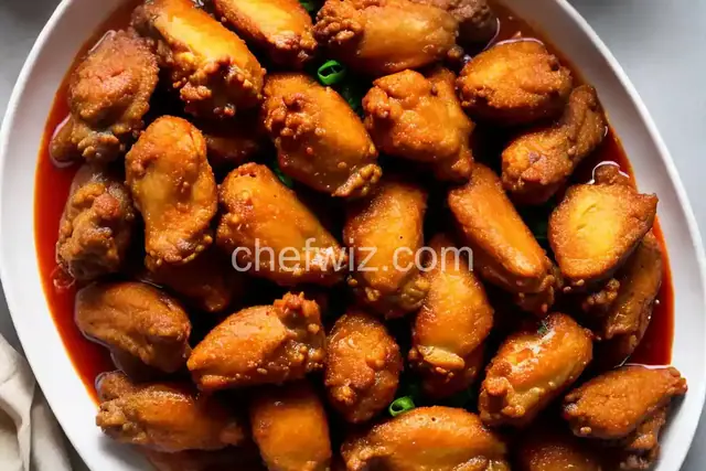 Chinese Restaurant Fried Chicken Wings