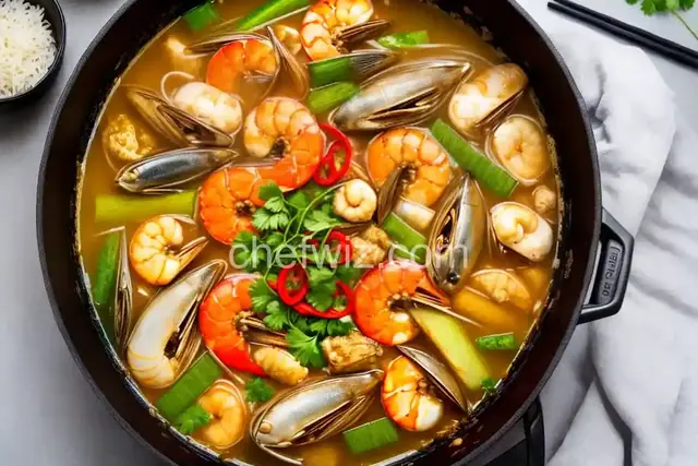 Chinese Seafood Hot Pot