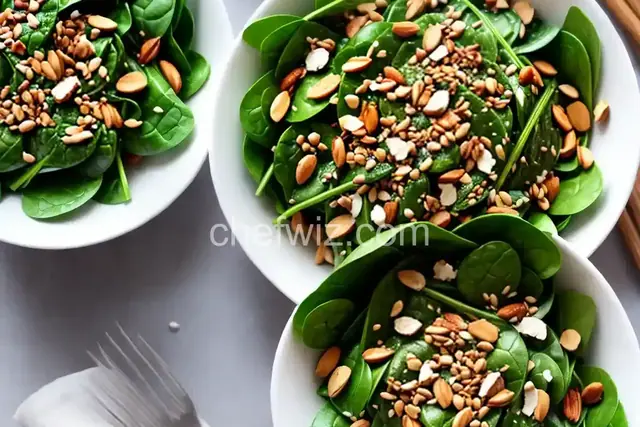 Chinese Spinach and Peanut Salad