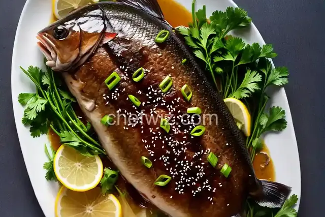 Chinese Steamed Sea Bass