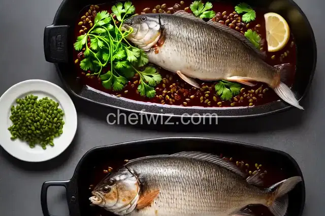 Chinese Steamed Whole Fish With Fermented Black Beans and Garlic