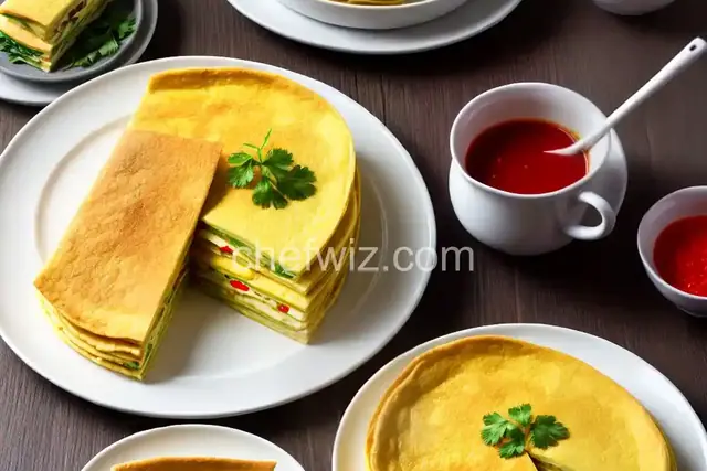 Chinese-Style Layered Omelette Recipe