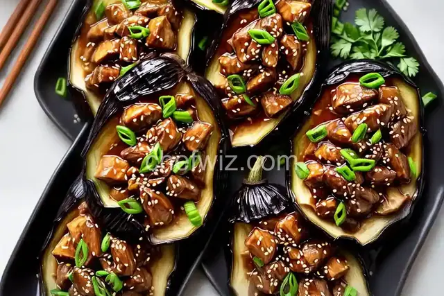 Chinese-style Steamed Eggplant with Soy Sauce and Sesame Oil Recipe