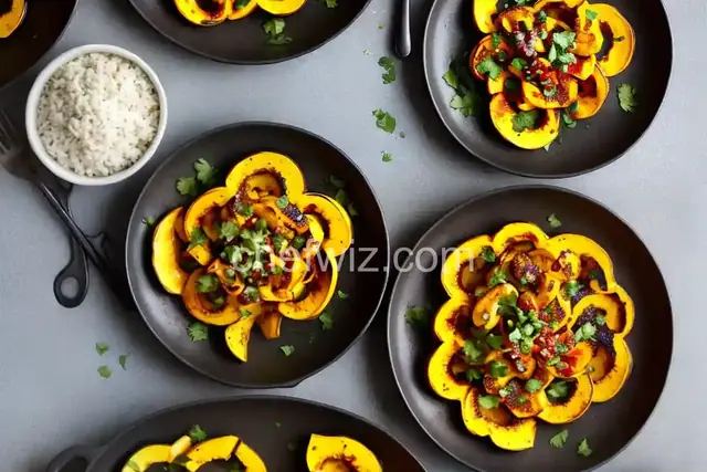 Chipotle-Glazed Delicata Squash