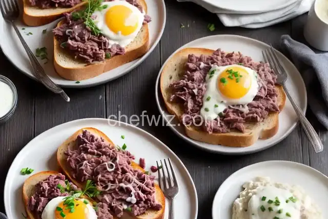 Chipped Beef on Toast