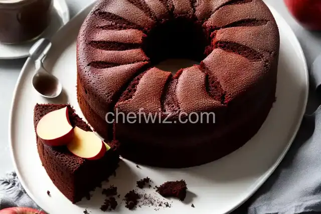 Chocolate Applesauce Cake III