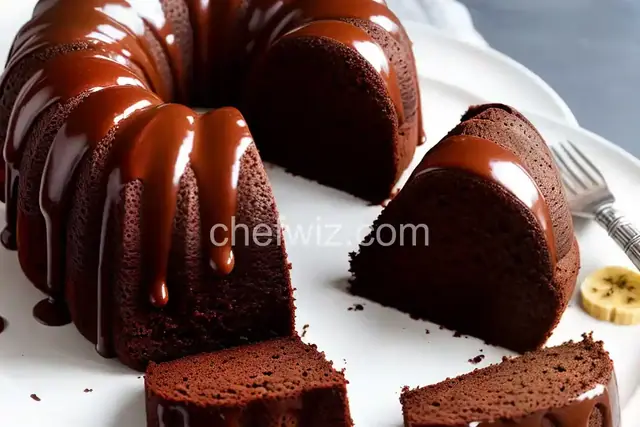 Chocolate-Banana Bundt Cake Recipe