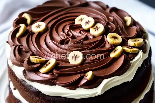Chocolate Banana Cream Cake