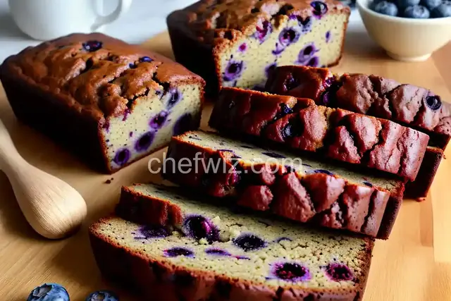 Chocolate Blueberry Zucchini Bread