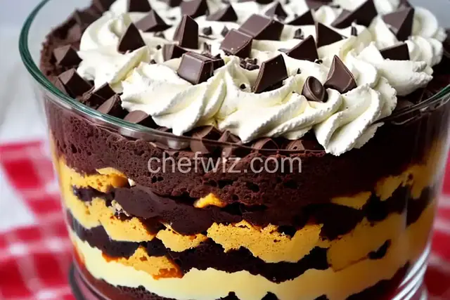 Chocolate Brownie Trifle