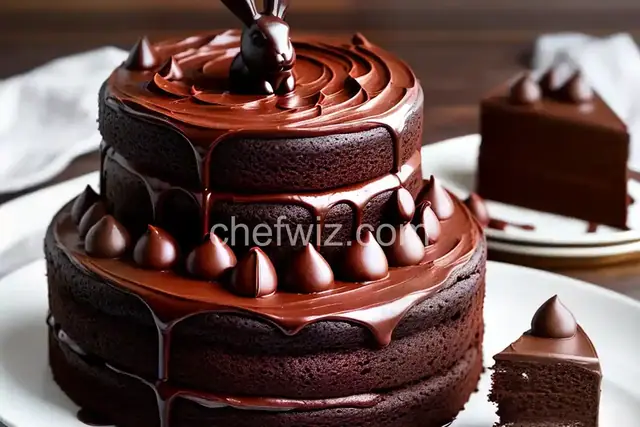 Chocolate Bunny Cake