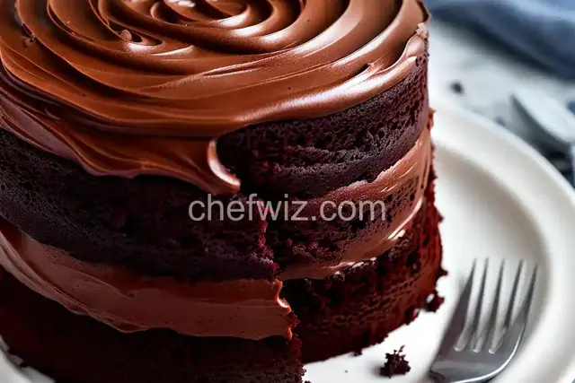 Chocolate Cake with Mocha Frosting