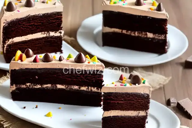Chocolate Candy Bar Cake