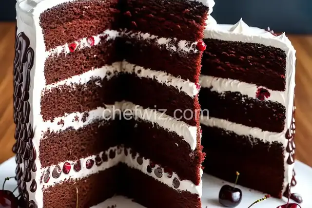 Chocolate Cherry Layer Cake Recipe