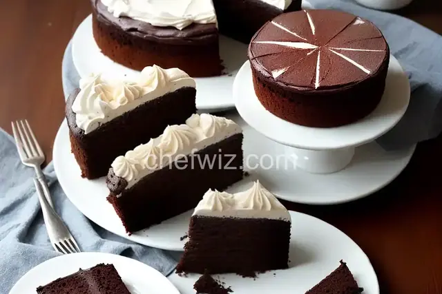 Chocolate Chevron Cake