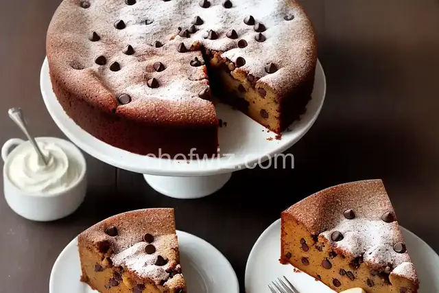 Chocolate Chip Apple Cake