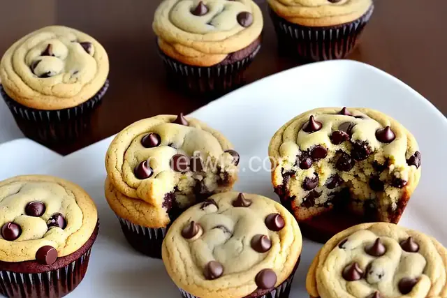 Chocolate Chip Cookie Cupcakes