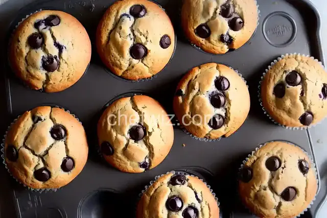 Chocolate Chip and Blueberry Muffins