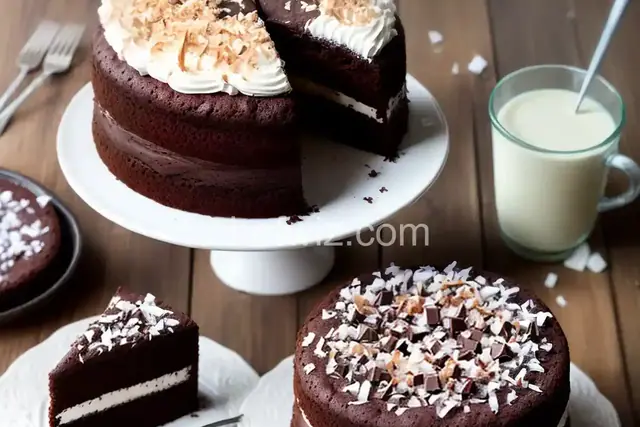 Chocolate Coconut Cake from King Arthur Flour