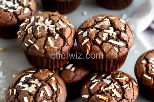 Chocolate Coconut Muffins Recipe