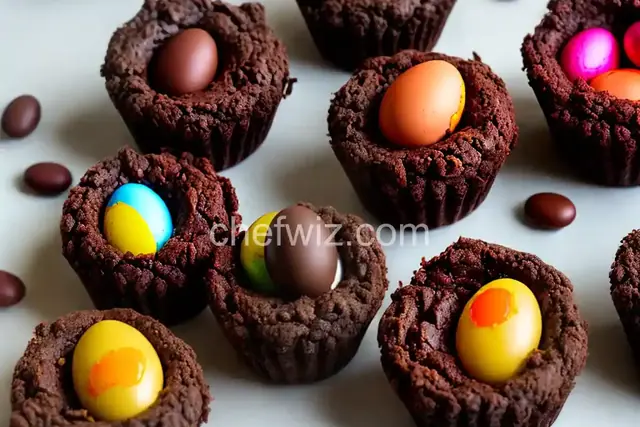 Chocolate Coconut Nests With Jelly Bean Eggs Recipe