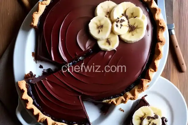 Chocolate Covered Banana Pie