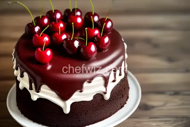 Chocolate-Covered Cherry Cake