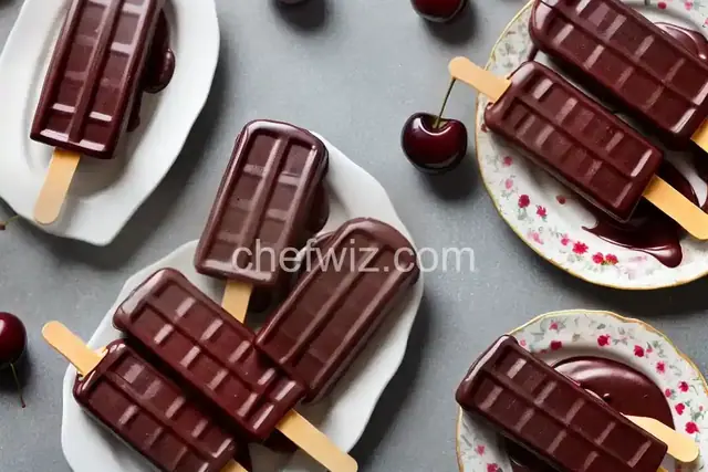 Chocolate-Covered Cherry Popsicles®