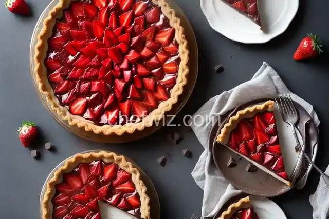 Chocolate-Covered Strawberry Tart