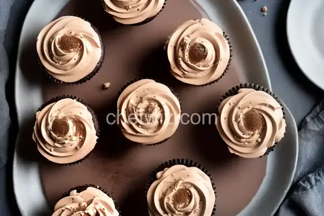 Chocolate Cupcakes and Peanut Butter Icing