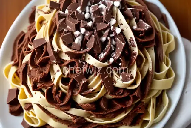 Chocolate Lovers Fettuccine a la Mode