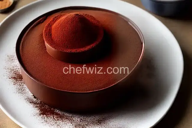 Chocolate Mousse with Cocoa Powder