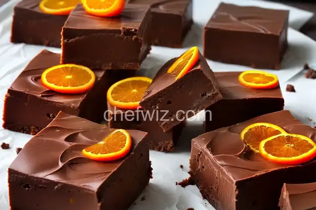 Chocolate Orange Fudge