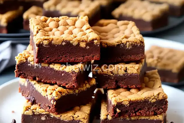 Chocolate Peanut Butter Crispy Bars