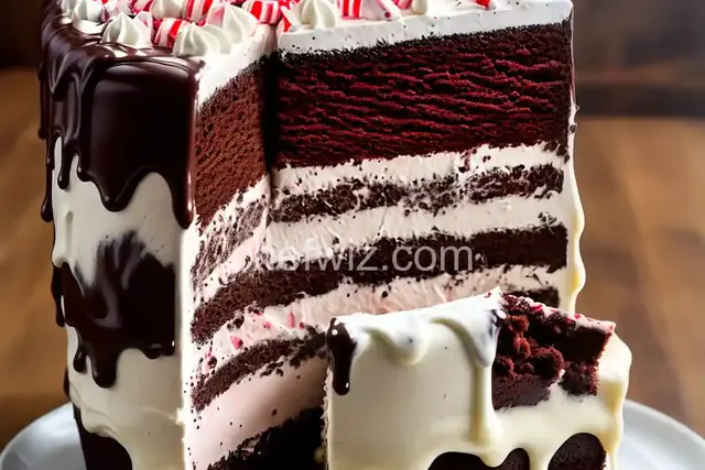Chocolate-Peppermint Ice Cream Cake
