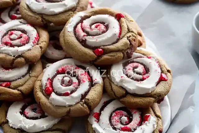 Chocolate Peppermint Pinwheel Cookies