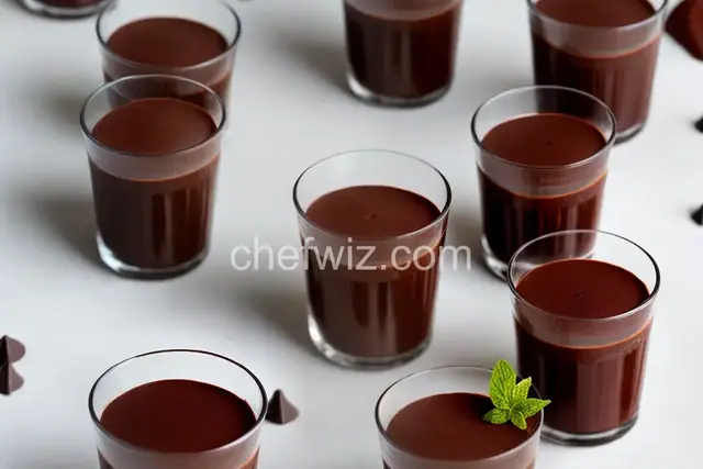 Chocolate Pudding Shots
