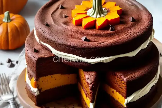 Chocolate Pumpkin Cake