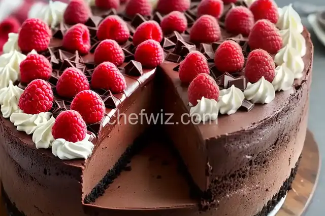 Chocolate Raspberry Cheesecake