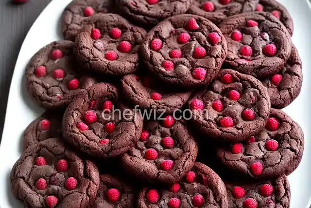 Chocolate-Raspberry Cookies