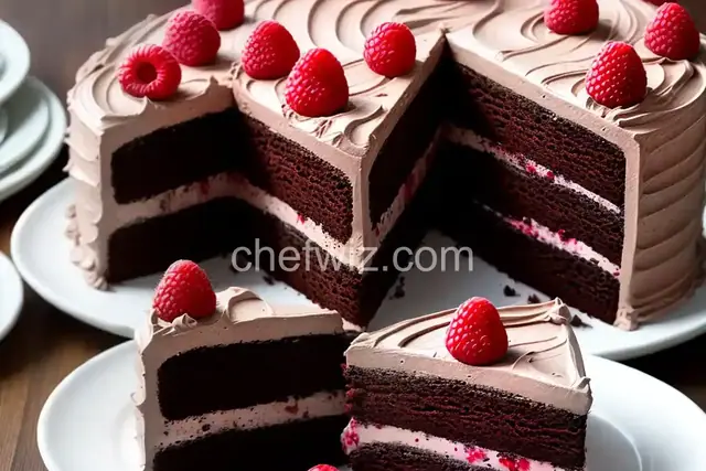 Chocolate-Raspberry Layer Cake