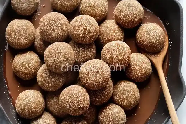 Chocolate Sesame Balls