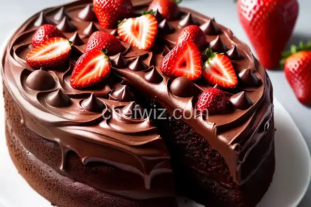 Chocolate Strawberry Cake